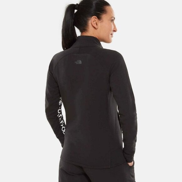 THE NORTH FACE Train N Logo Full Zip Jacket Black Women's Size Medium - Picture 3 of 10